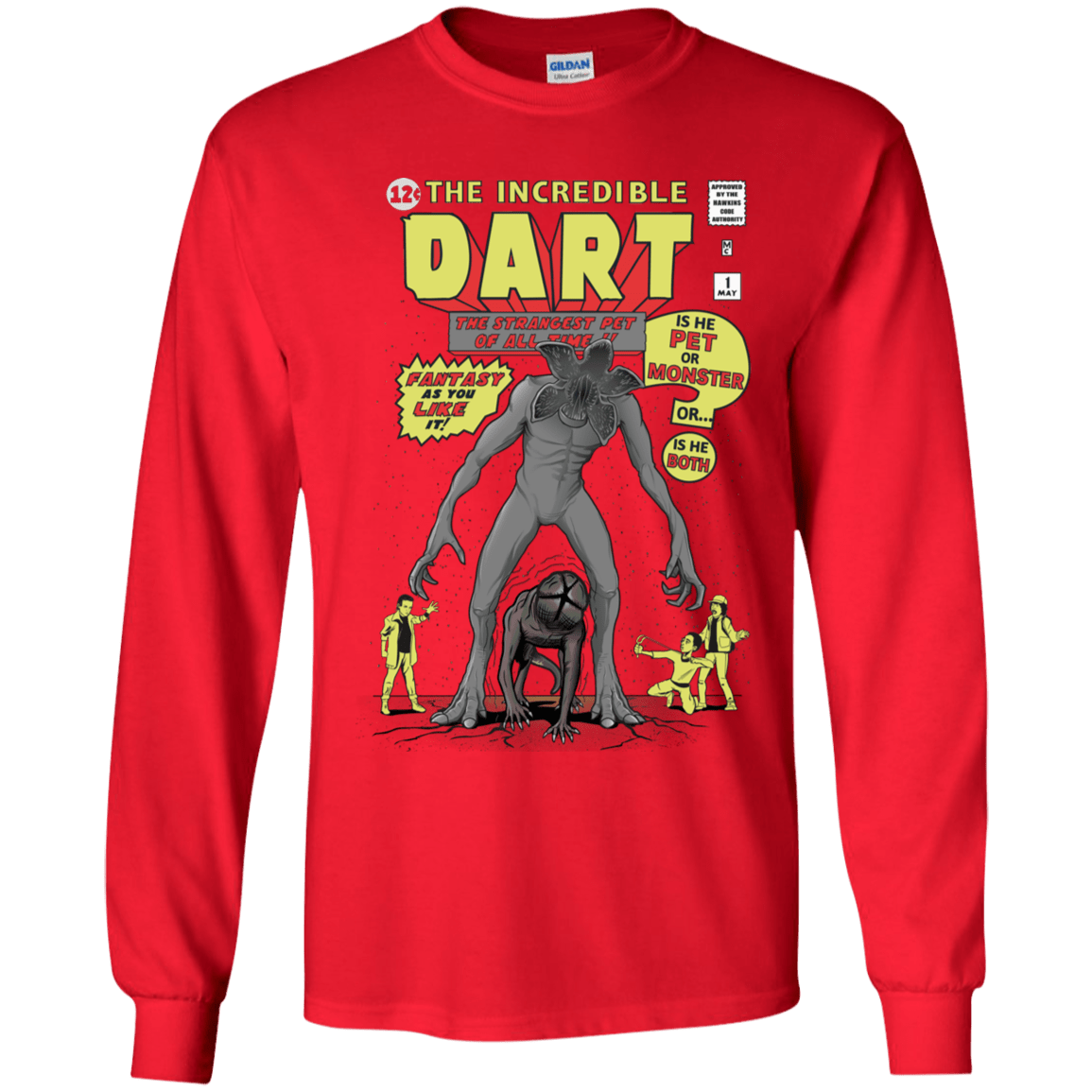 T-Shirts Red / YS The Incredible Dart Youth Long Sleeve T-Shirt