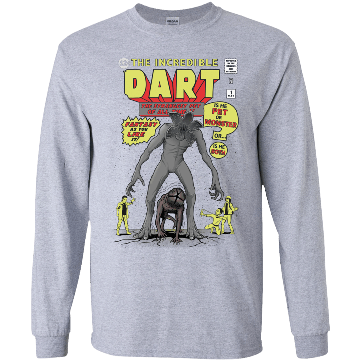 T-Shirts Sport Grey / YS The Incredible Dart Youth Long Sleeve T-Shirt