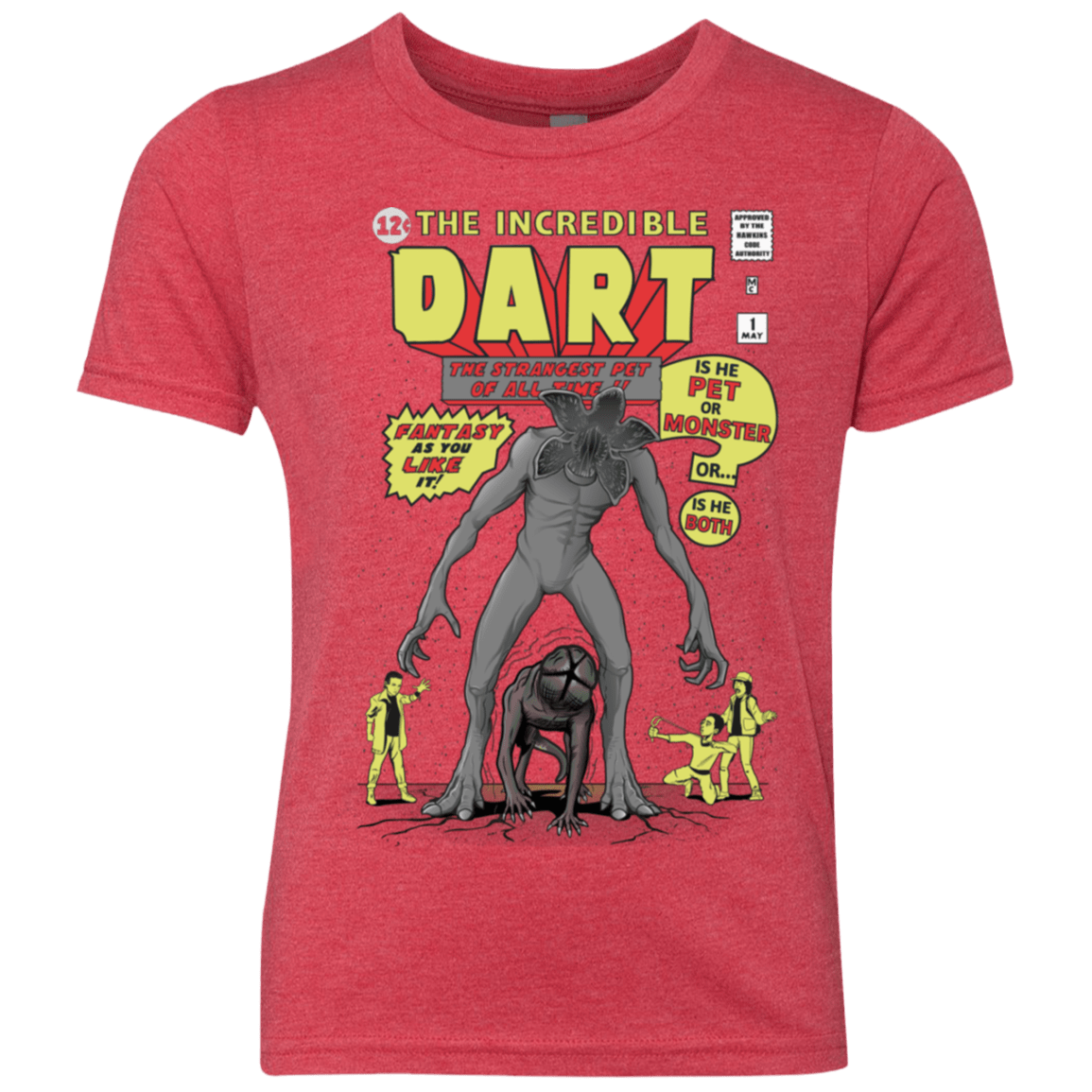 T-Shirts Vintage Red / YXS The Incredible Dart Youth Triblend T-Shirt
