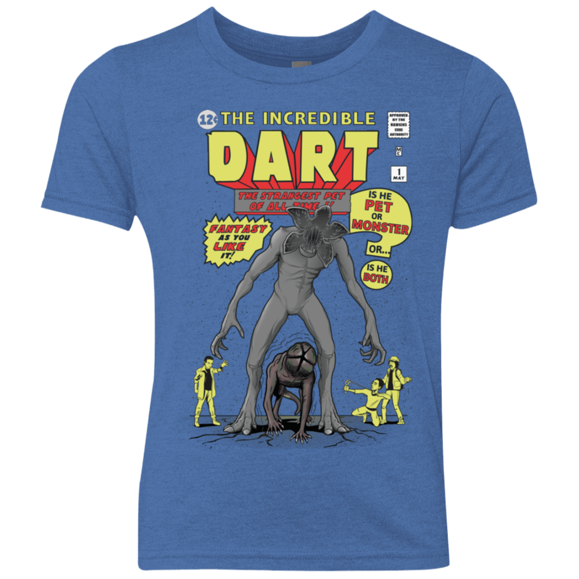 T-Shirts Vintage Royal / YXS The Incredible Dart Youth Triblend T-Shirt