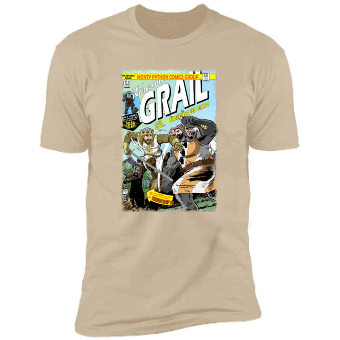 T-Shirts Sand / S The Incredible Grail Men's Premium T-Shirt