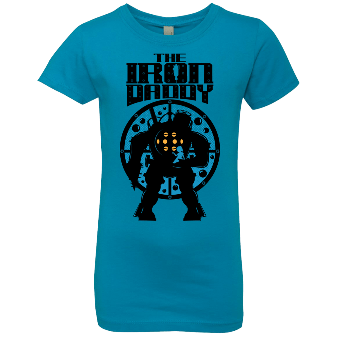 T-Shirts Turquoise / YXS The Iron Daddy Girls Premium T-Shirt