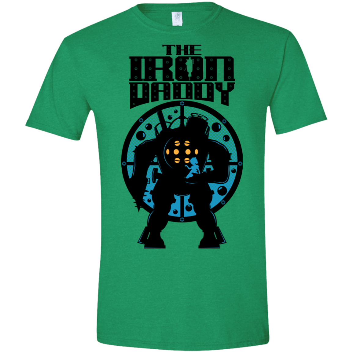 T-Shirts Heather Irish Green / S The Iron Daddy Men's Semi-Fitted Softstyle