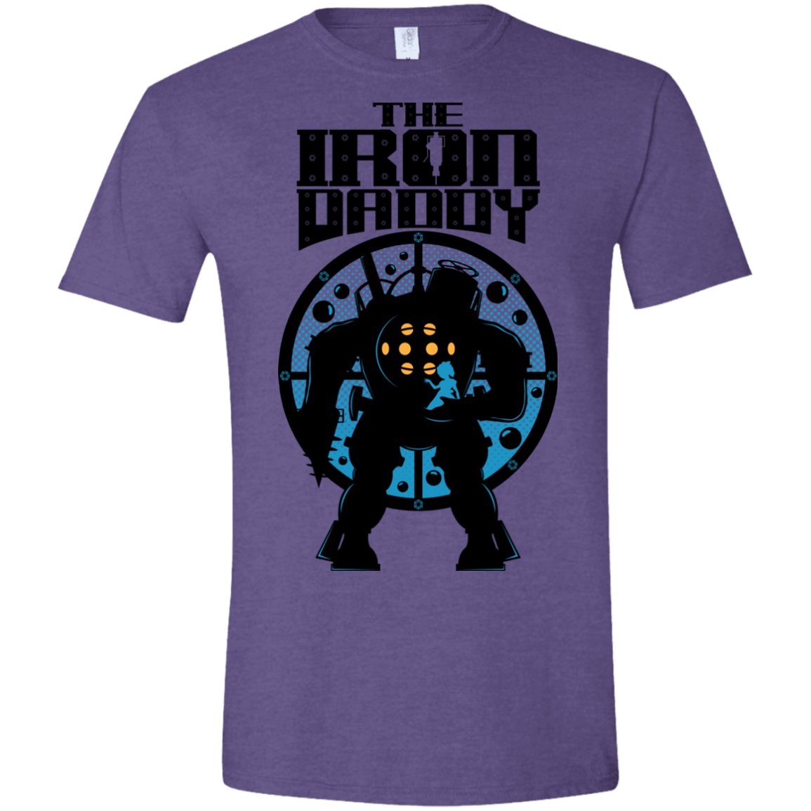 T-Shirts Heather Purple / S The Iron Daddy Men's Semi-Fitted Softstyle