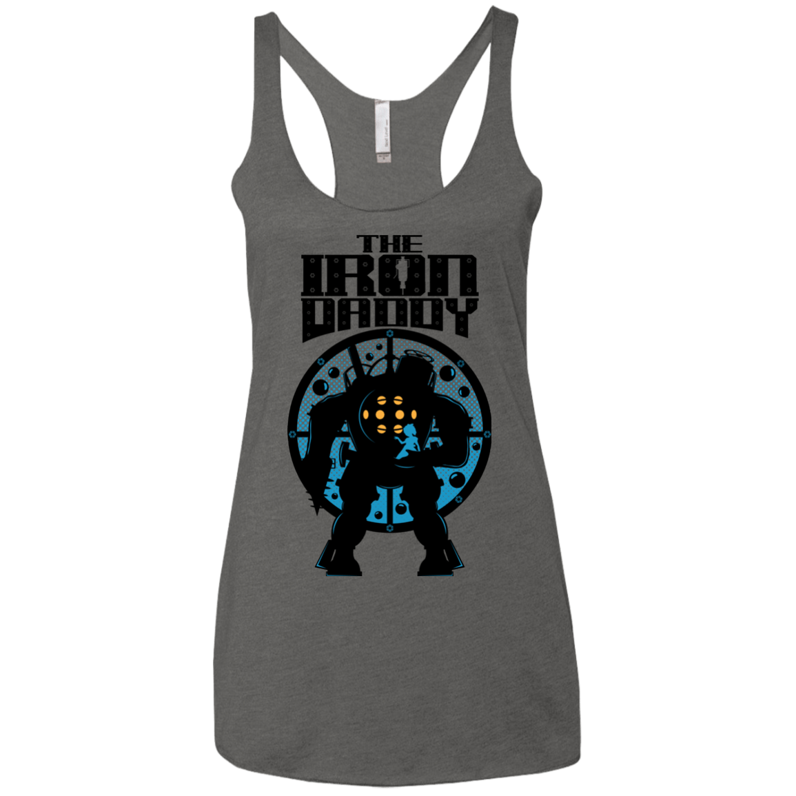 T-Shirts Premium Heather / X-Small The Iron Daddy Women's Triblend Racerback Tank