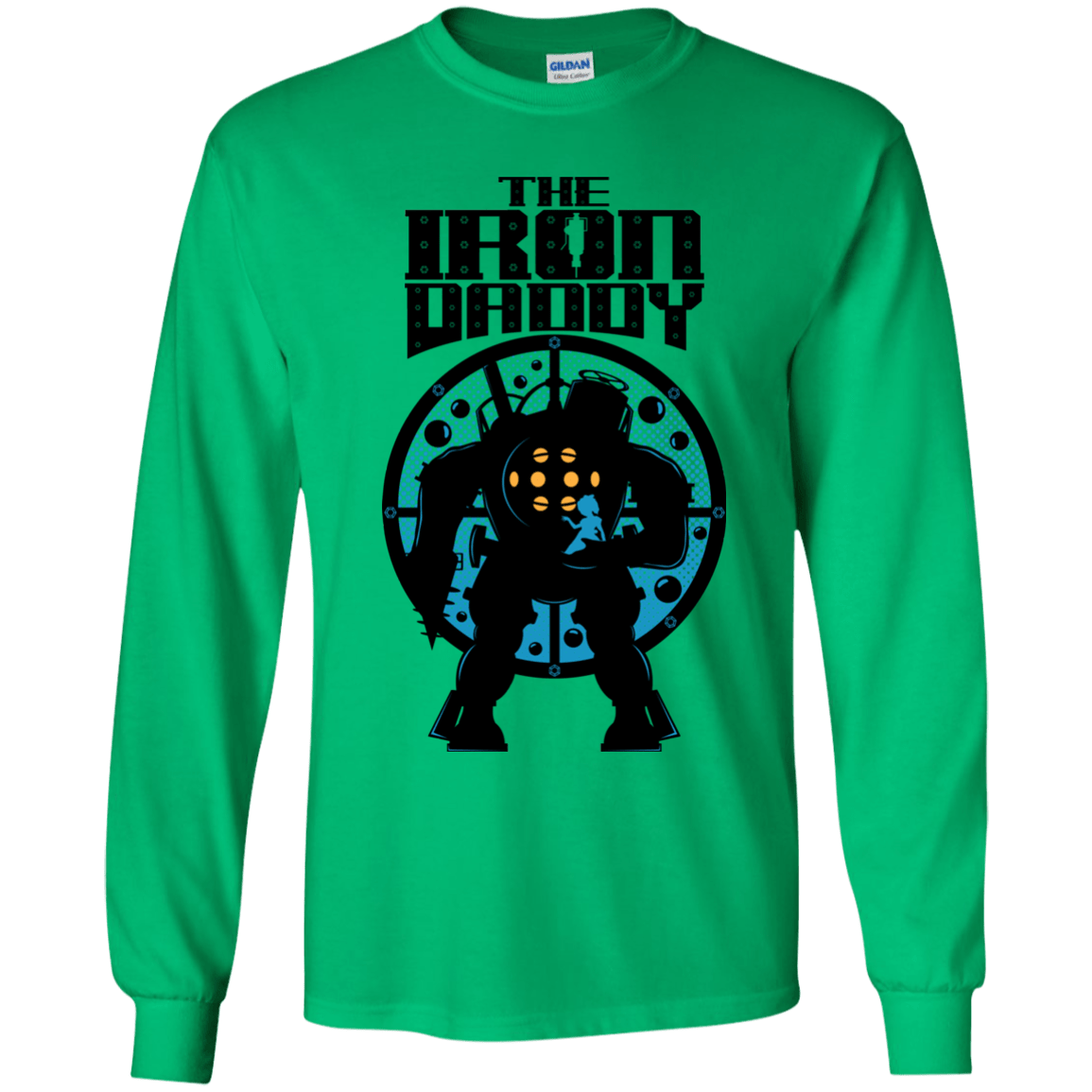 T-Shirts Irish Green / YS The Iron Daddy Youth Long Sleeve T-Shirt