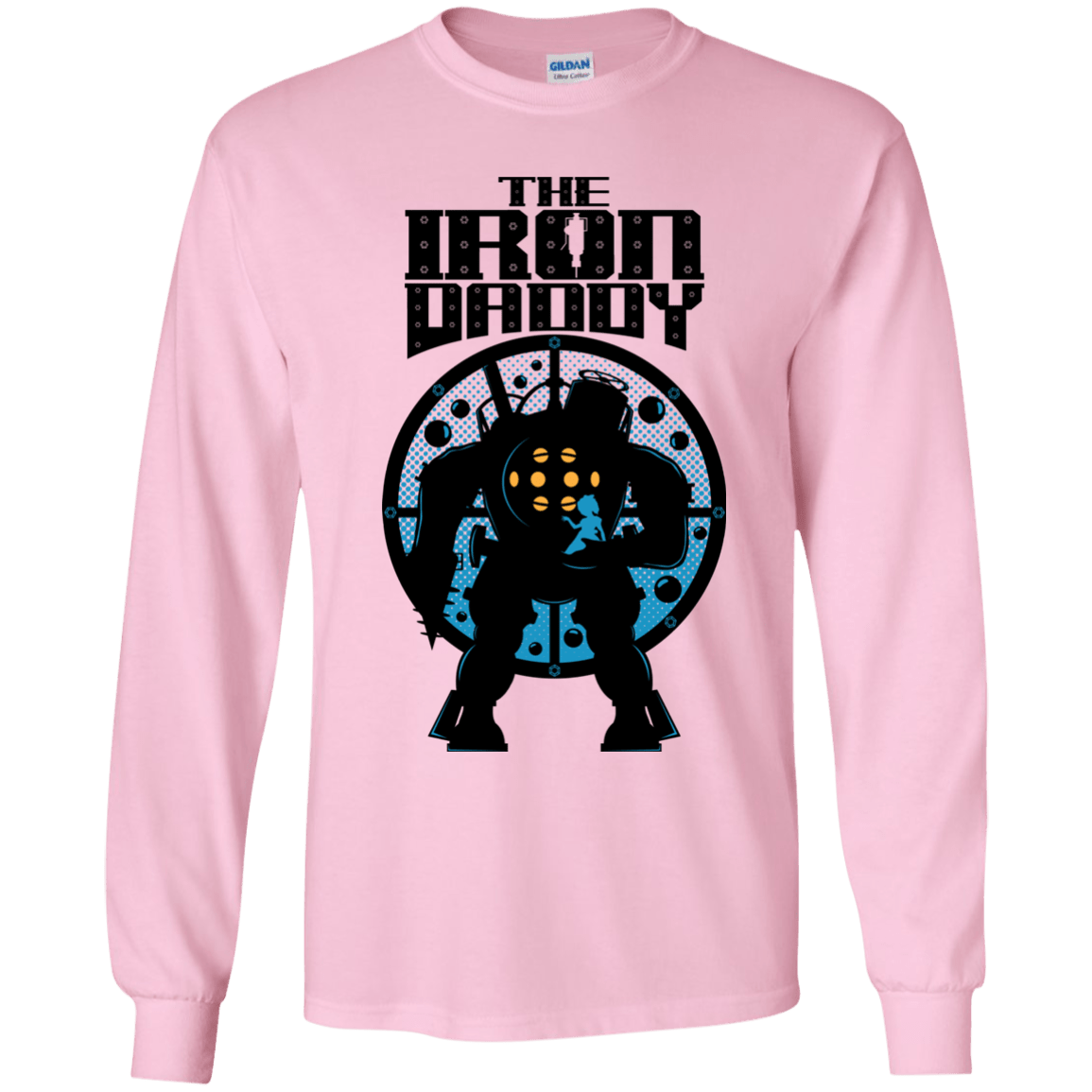 T-Shirts Light Pink / YS The Iron Daddy Youth Long Sleeve T-Shirt