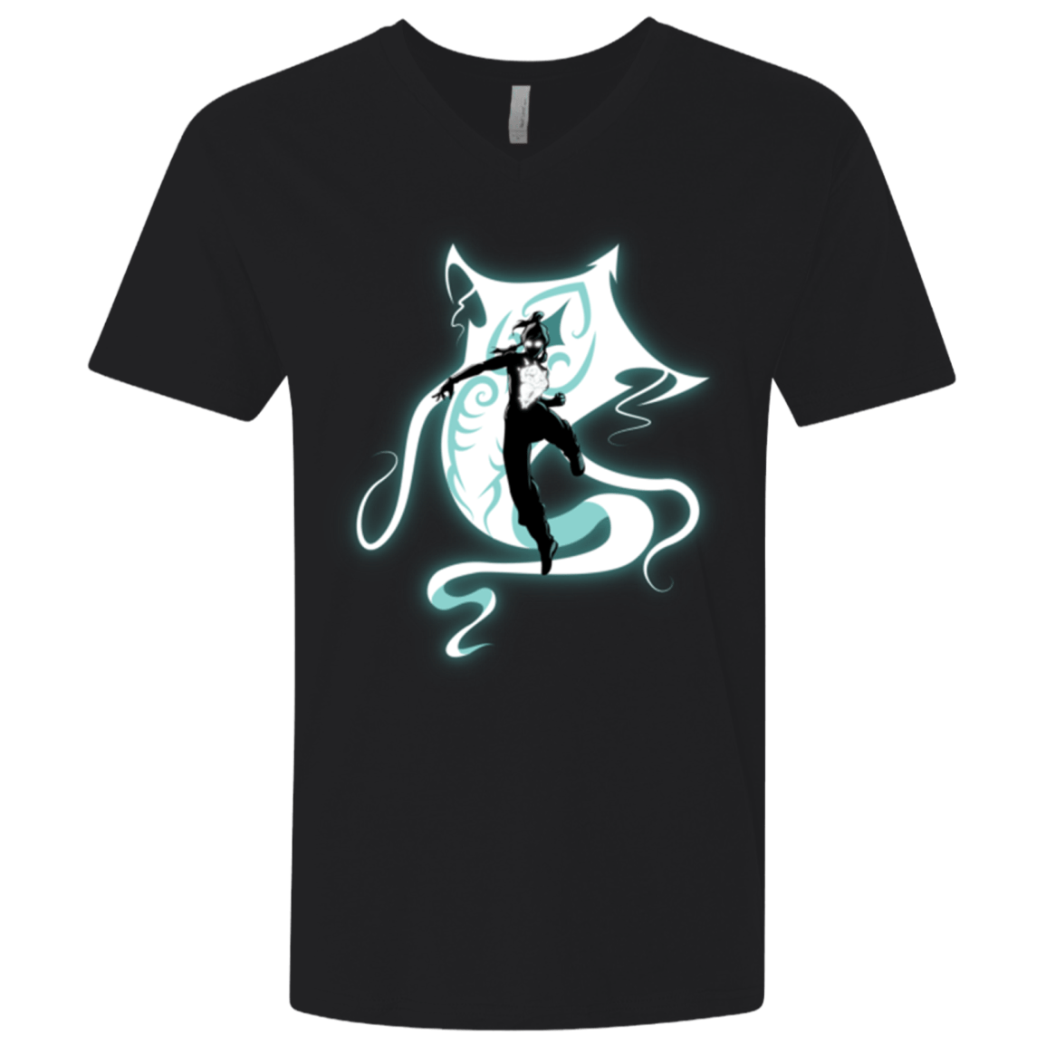 T-Shirts Black / X-Small The Legend Of Korra Avatar State V2 Men's Premium V-Neck