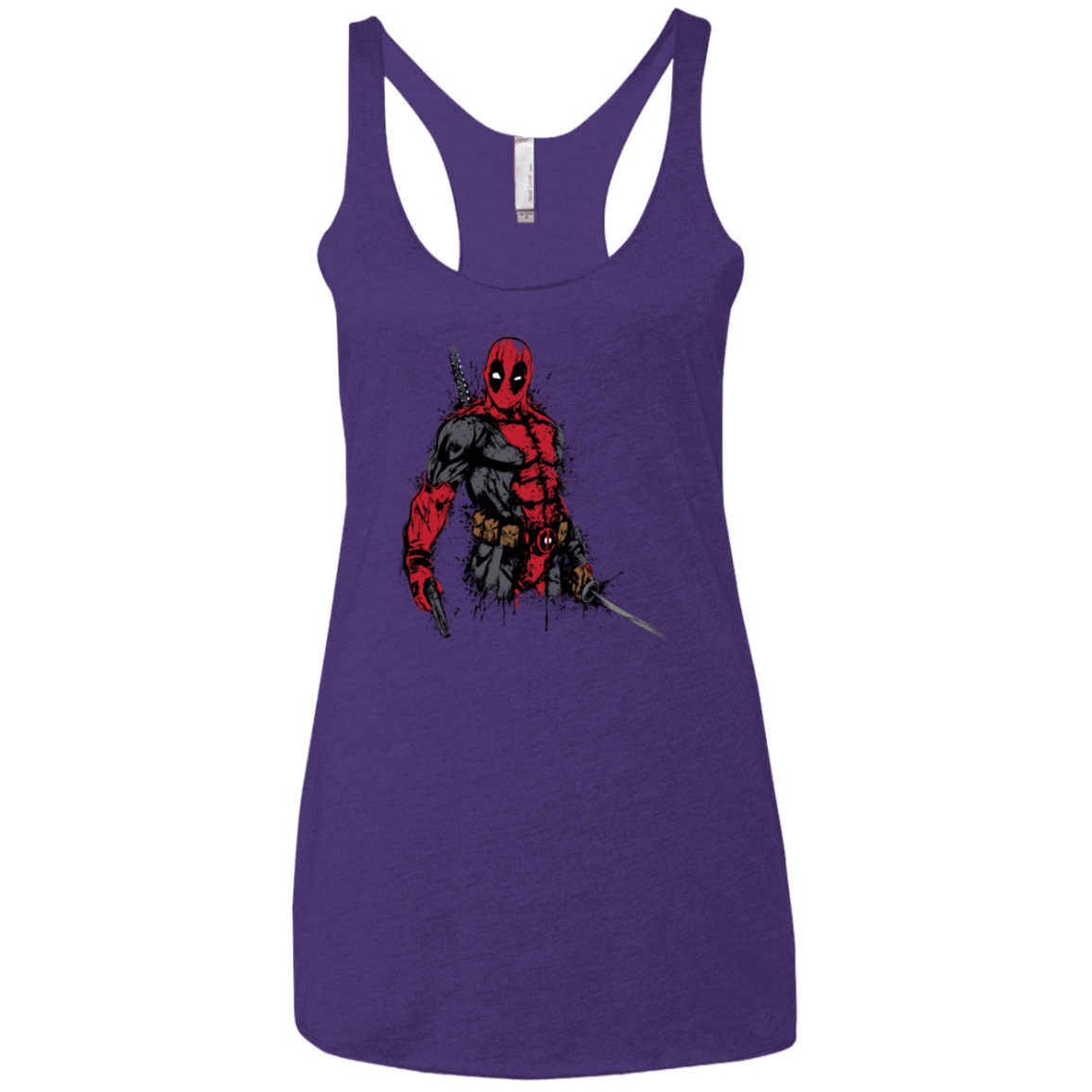 T-Shirts Purple / X-Small The Merc (2) Women's Triblend Racerback Tank