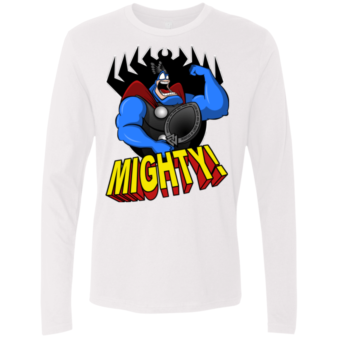 T-Shirts White / Small The Mighty Tick Men's Premium Long Sleeve