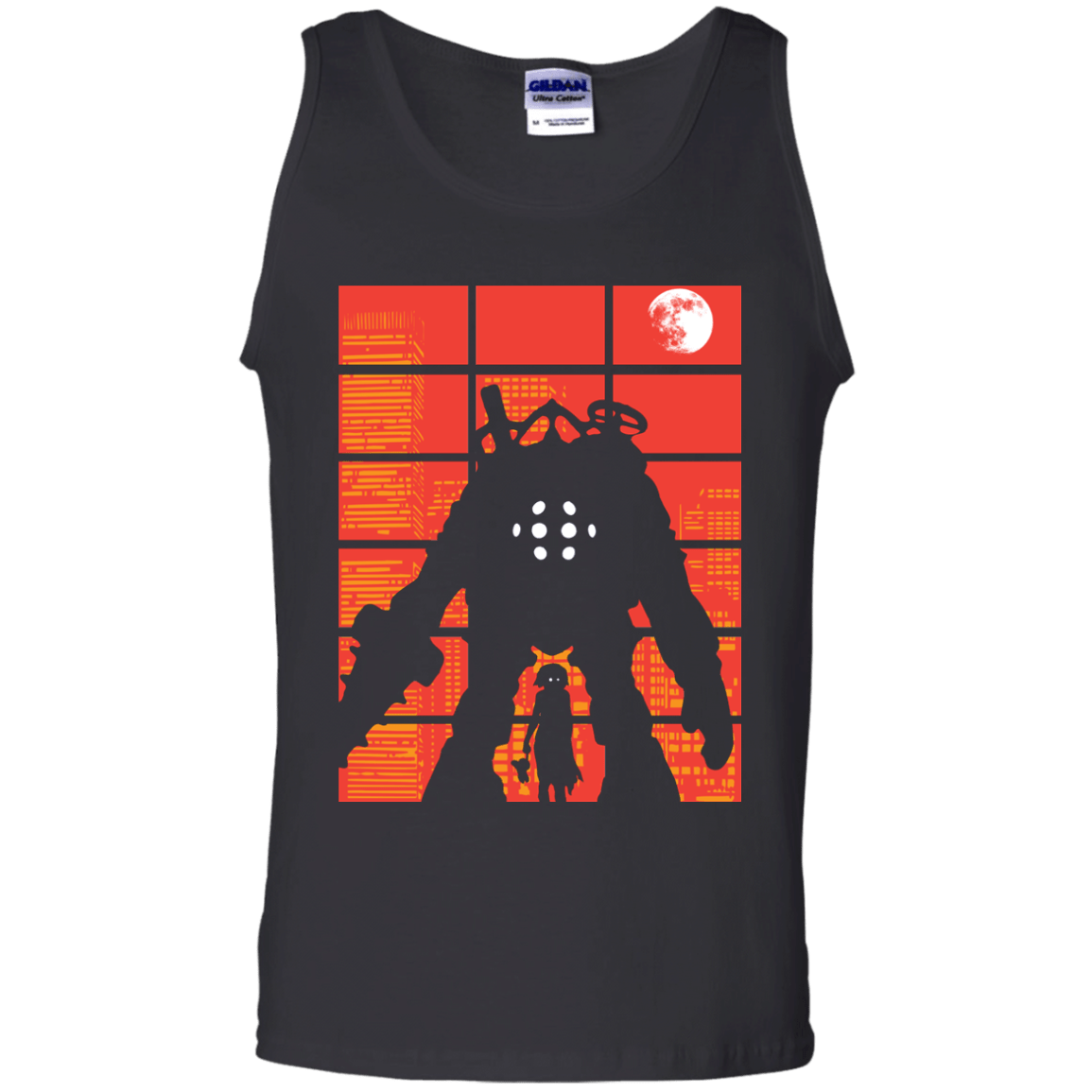 T-Shirts Black / S The Protector Men's Tank Top