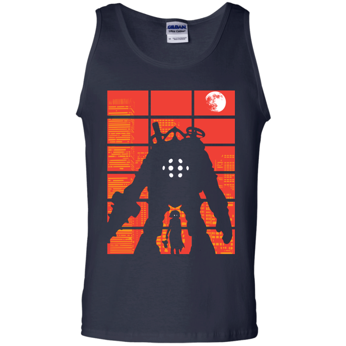 T-Shirts Navy / S The Protector Men's Tank Top