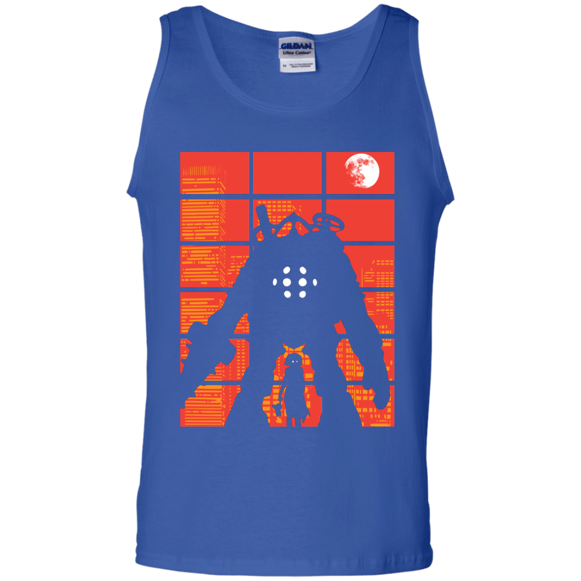 T-Shirts Royal / S The Protector Men's Tank Top