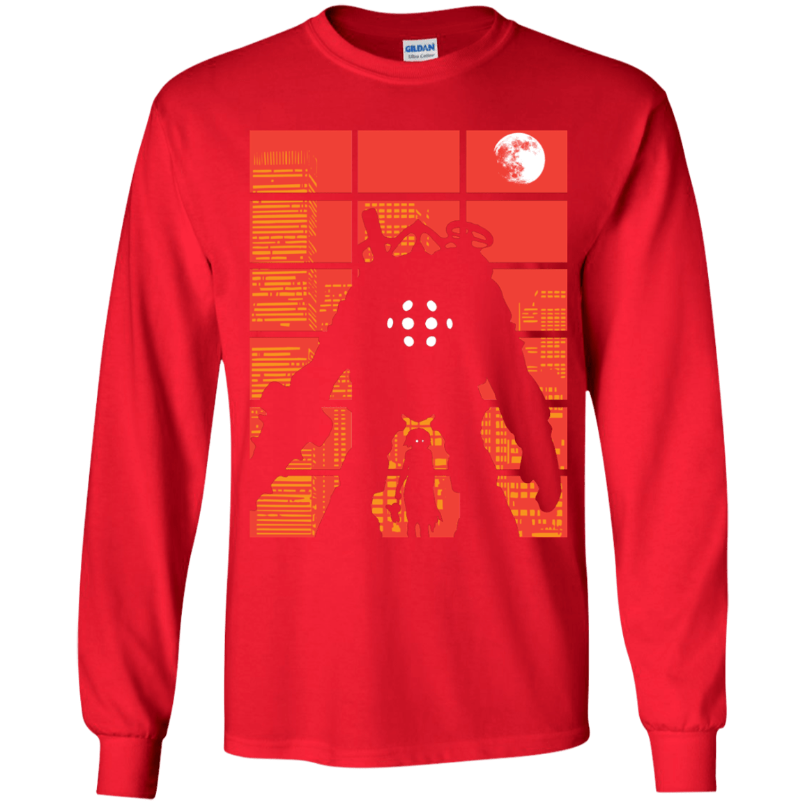 T-Shirts Red / YS The Protector Youth Long Sleeve T-Shirt