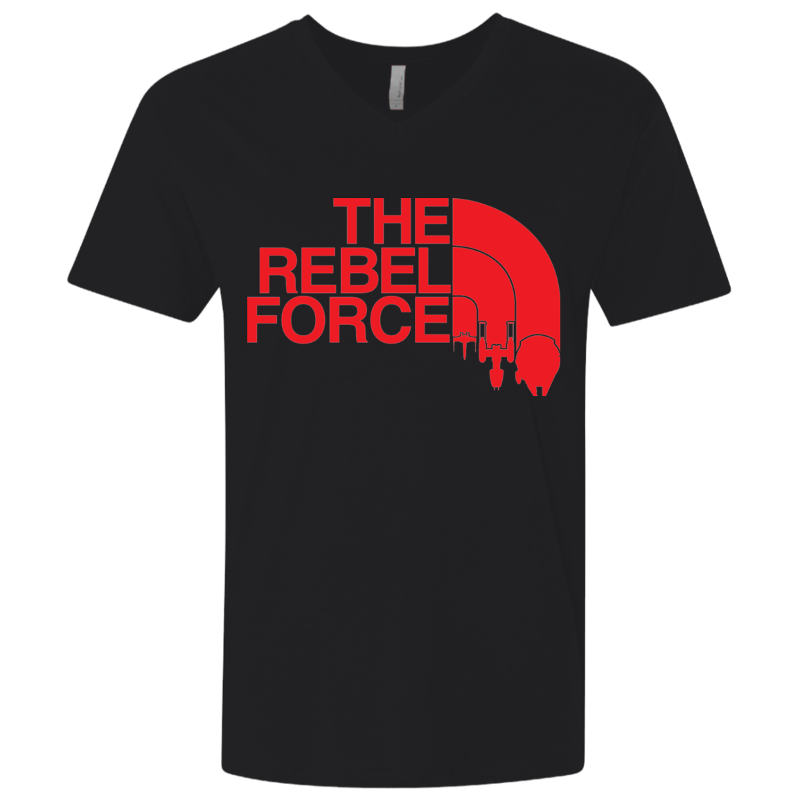 T-Shirts Black / X-Small The Rebel Force 2 Men's Premium V-Neck