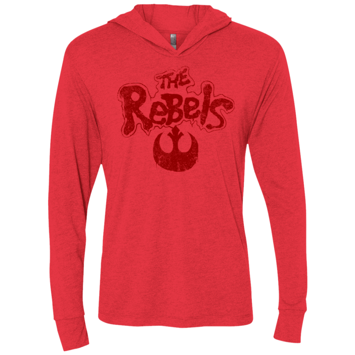 T-Shirts Vintage Red / X-Small The Rebels (1) Triblend Long Sleeve Hoodie Tee