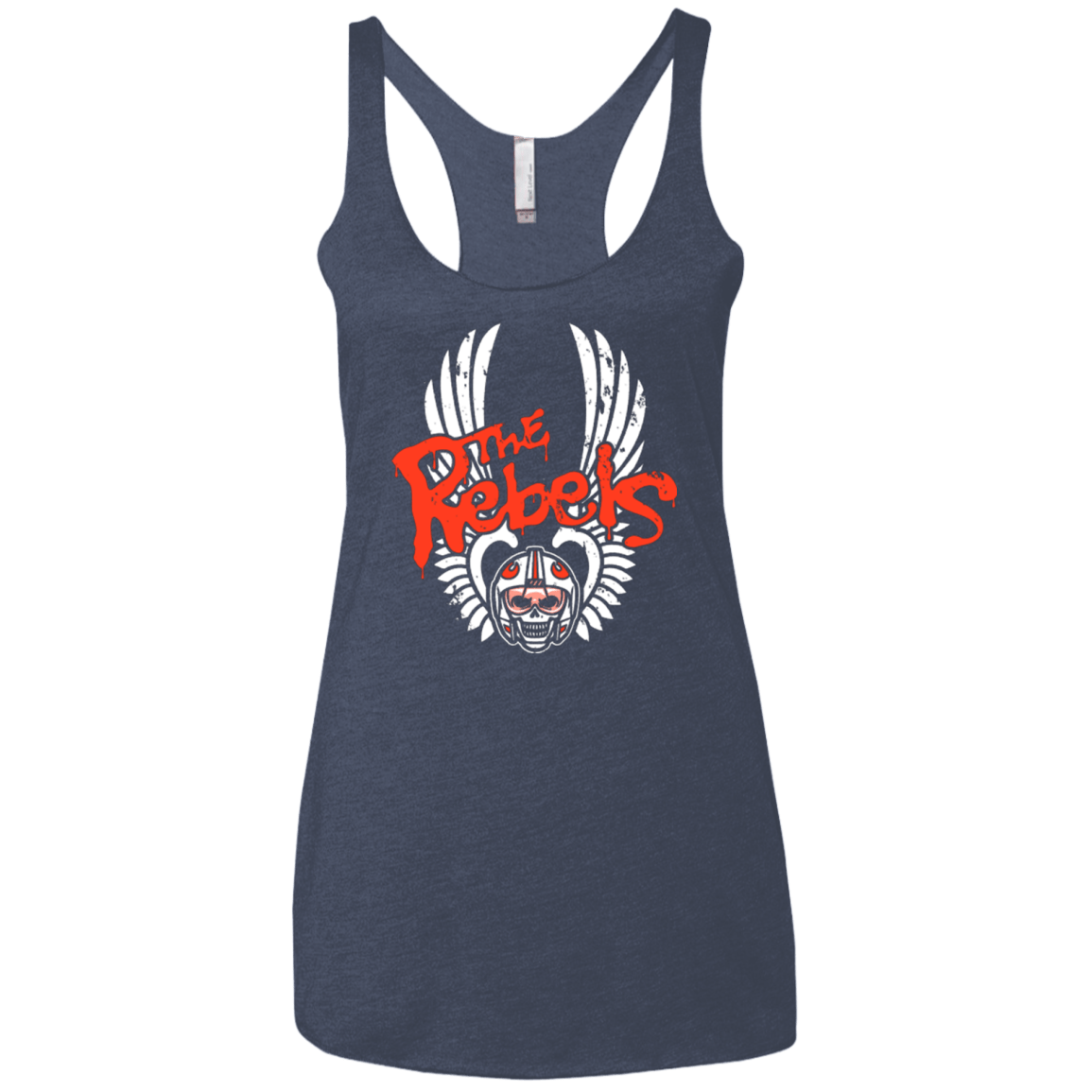 T-Shirts Vintage Navy / X-Small THE REBELS Women's Triblend Racerback Tank