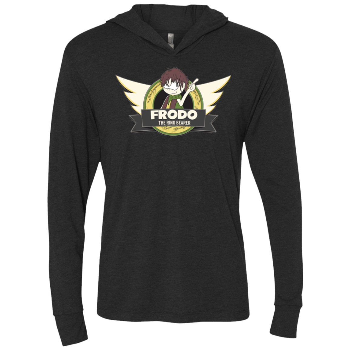 T-Shirts Vintage Black / X-Small The Ring Bearer Triblend Long Sleeve Hoodie Tee