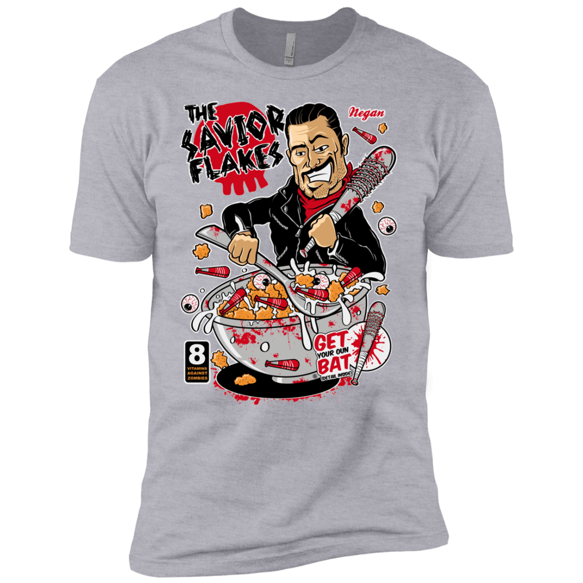 T-Shirts Heather Grey / YXS The Savior Flakes Boys Premium T-Shirt