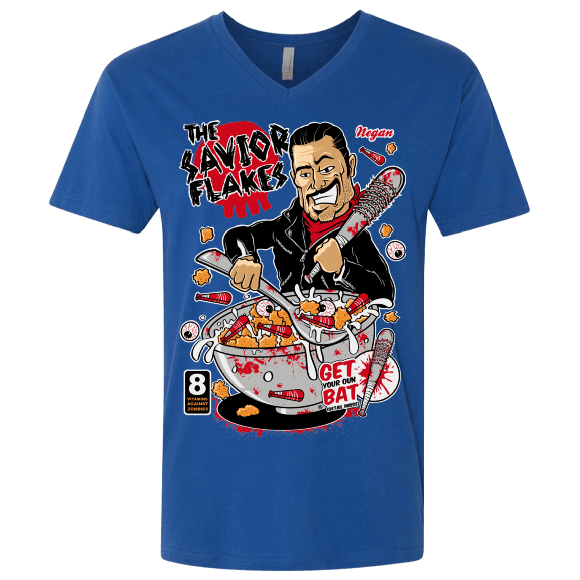 T-Shirts Royal / X-Small The Savior Flakes Men's Premium V-Neck