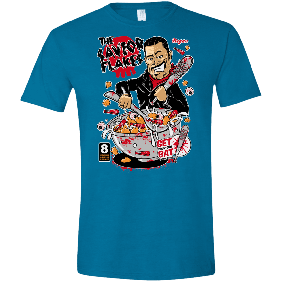 T-Shirts Antique Sapphire / S The Savior Flakes Men's Semi-Fitted Softstyle