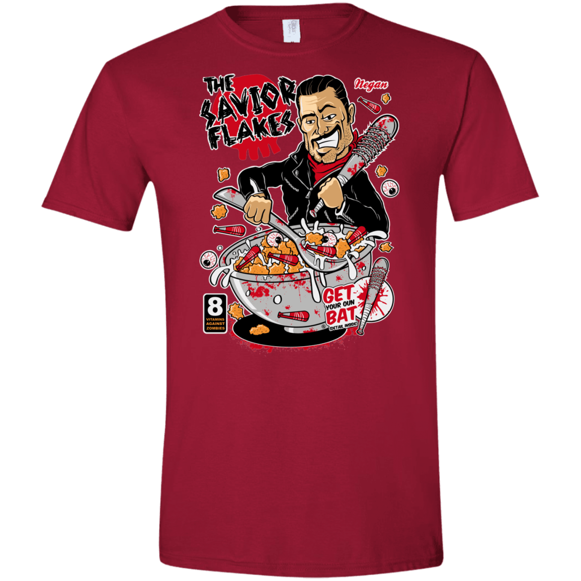 T-Shirts Cardinal Red / S The Savior Flakes Men's Semi-Fitted Softstyle