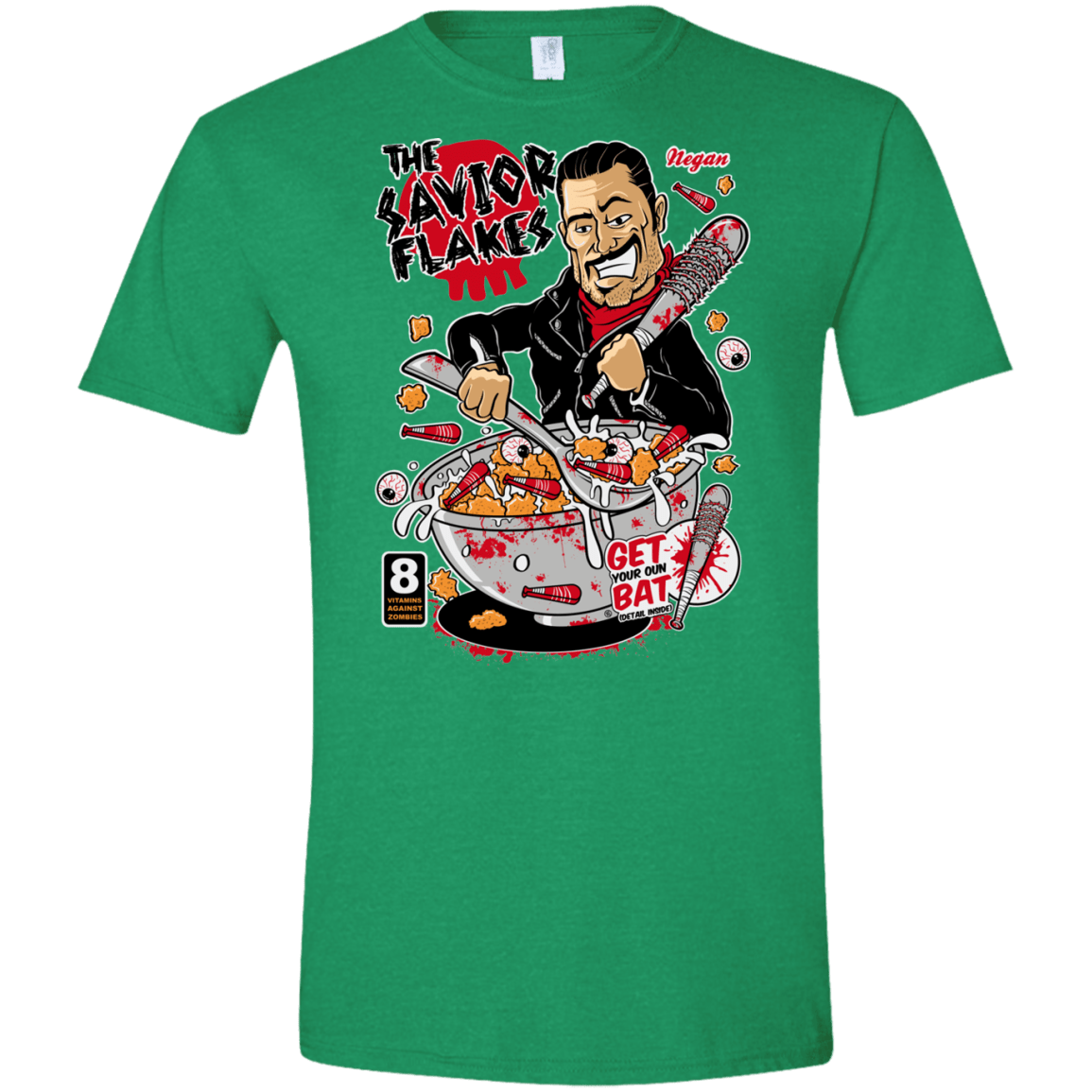 T-Shirts Heather Irish Green / S The Savior Flakes Men's Semi-Fitted Softstyle