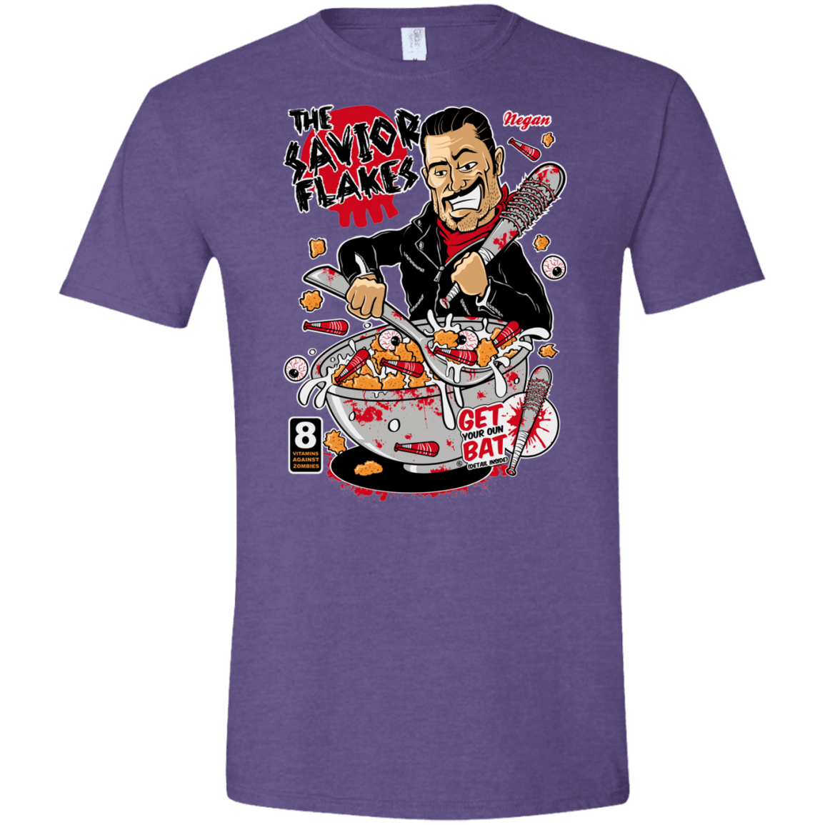 T-Shirts Heather Purple / S The Savior Flakes Men's Semi-Fitted Softstyle