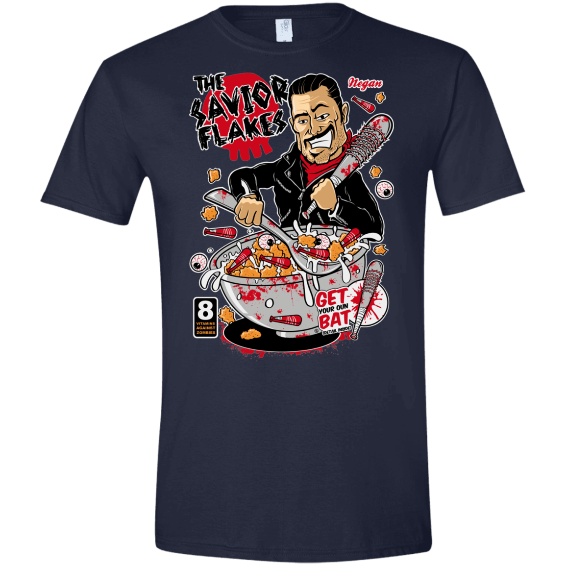 T-Shirts Navy / X-Small The Savior Flakes Men's Semi-Fitted Softstyle