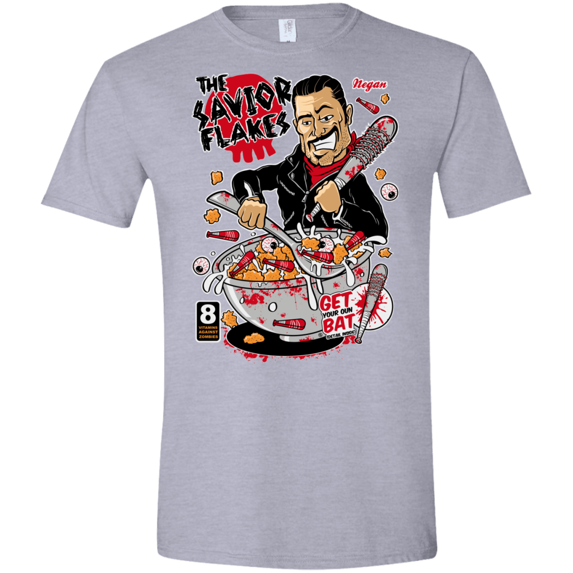 T-Shirts Sport Grey / X-Small The Savior Flakes Men's Semi-Fitted Softstyle