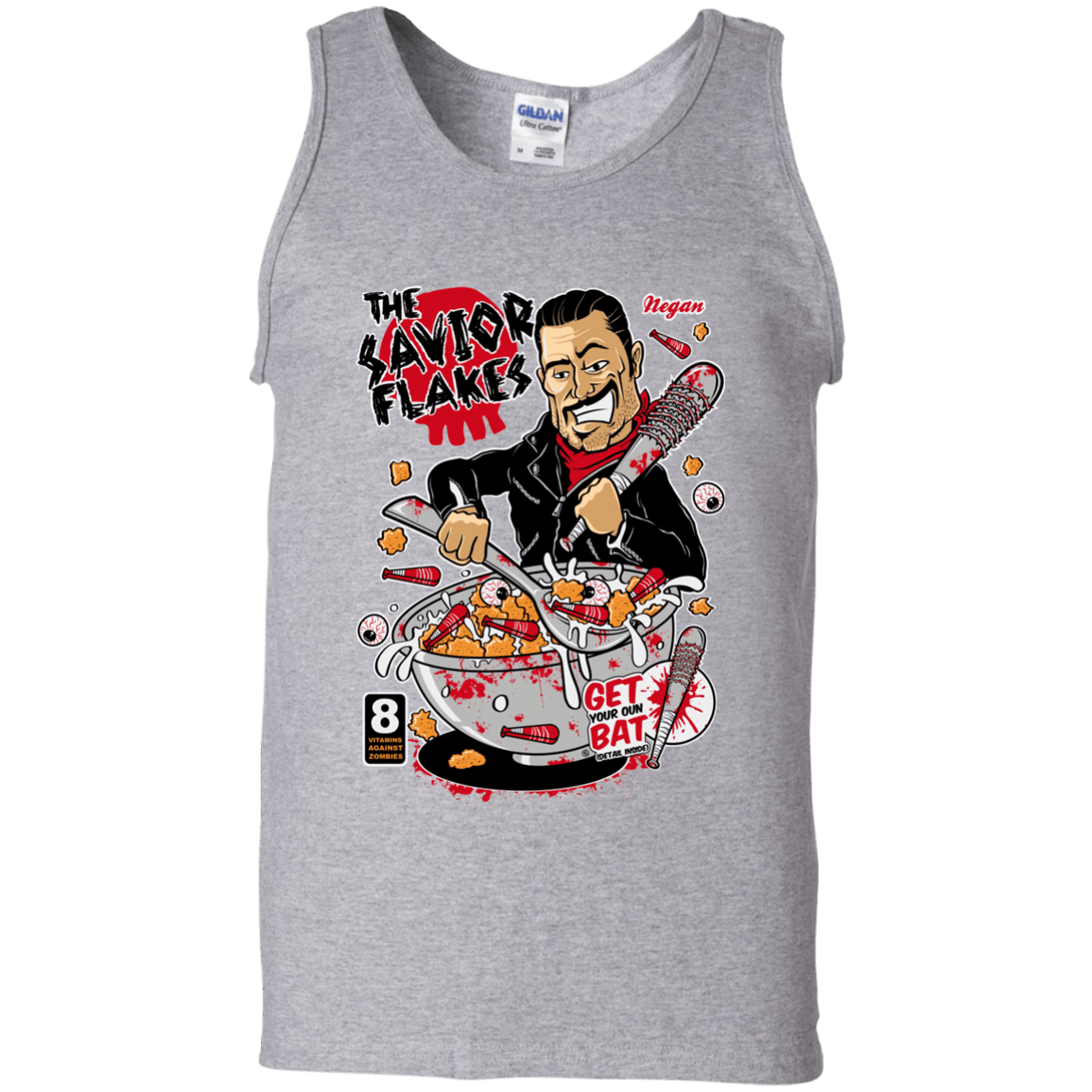 T-Shirts Sport Grey / S The Savior Flakes Men's Tank Top