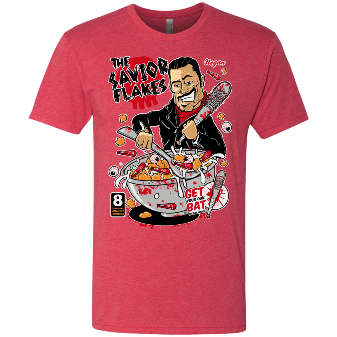 T-Shirts Vintage Red / S The Savior Flakes Men's Triblend T-Shirt