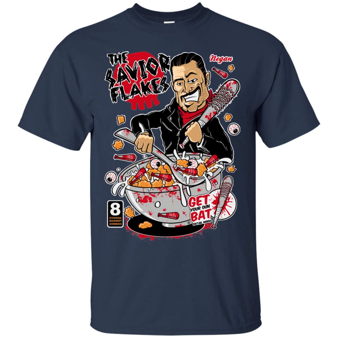 T-Shirts Navy / S The Savior Flakes T-Shirt