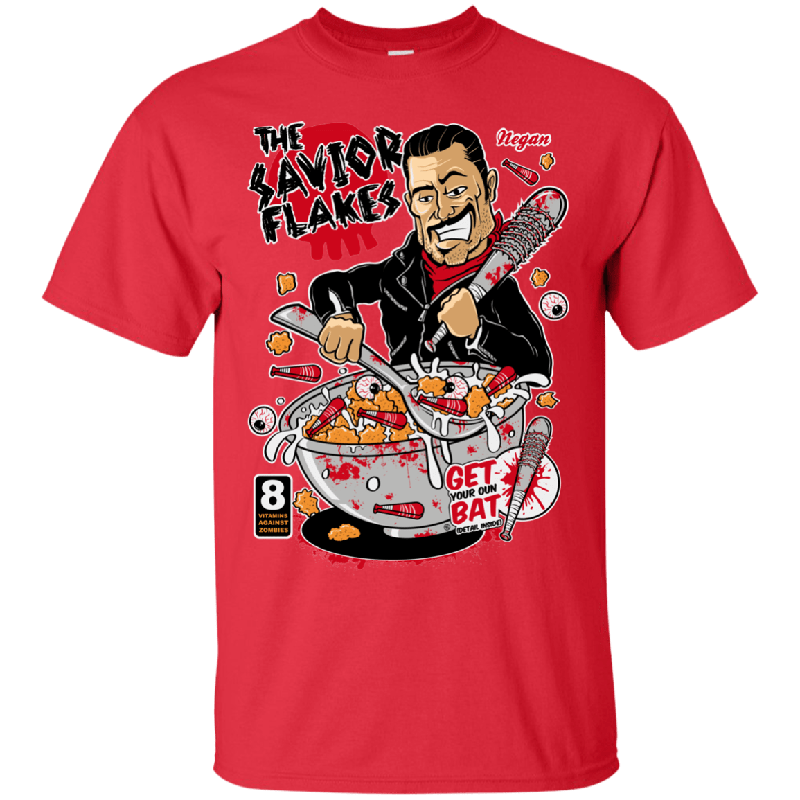 T-Shirts Red / S The Savior Flakes T-Shirt