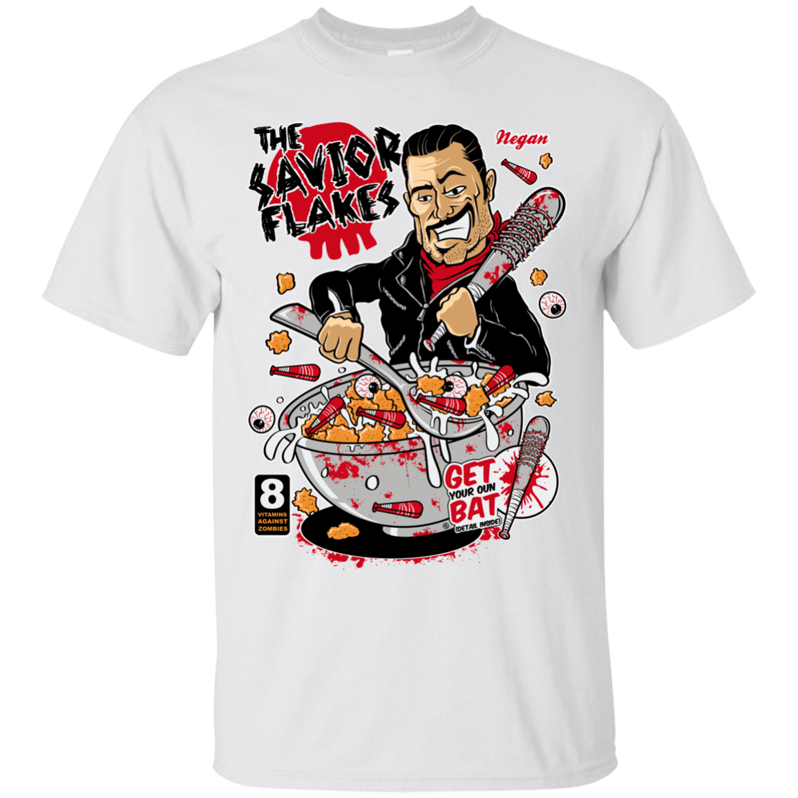 T-Shirts White / S The Savior Flakes T-Shirt