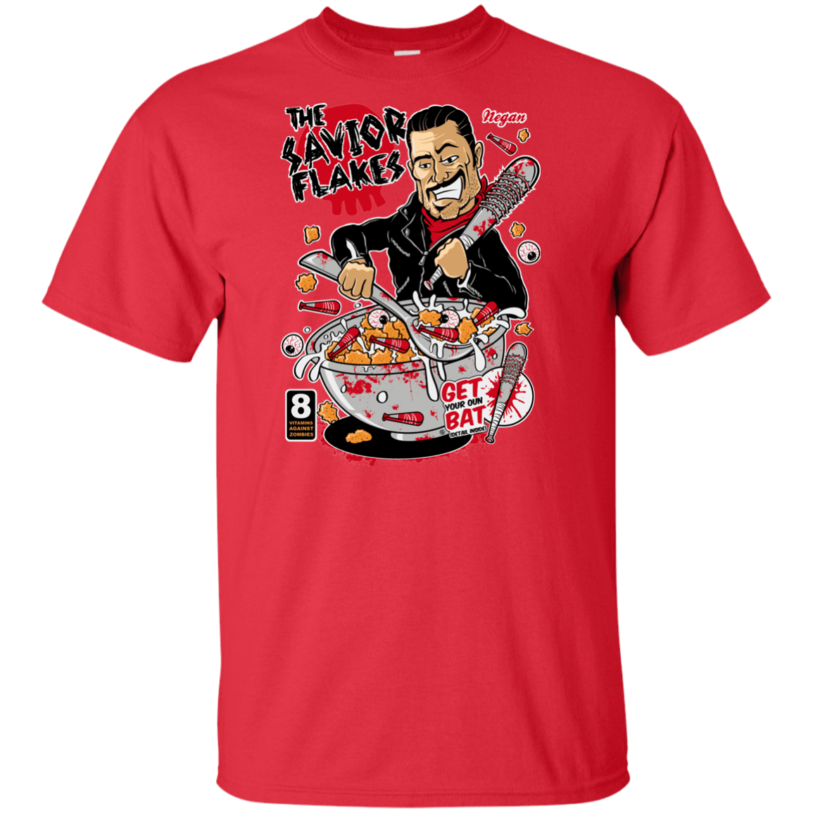 T-Shirts Red / XLT The Savior Flakes Tall T-Shirt