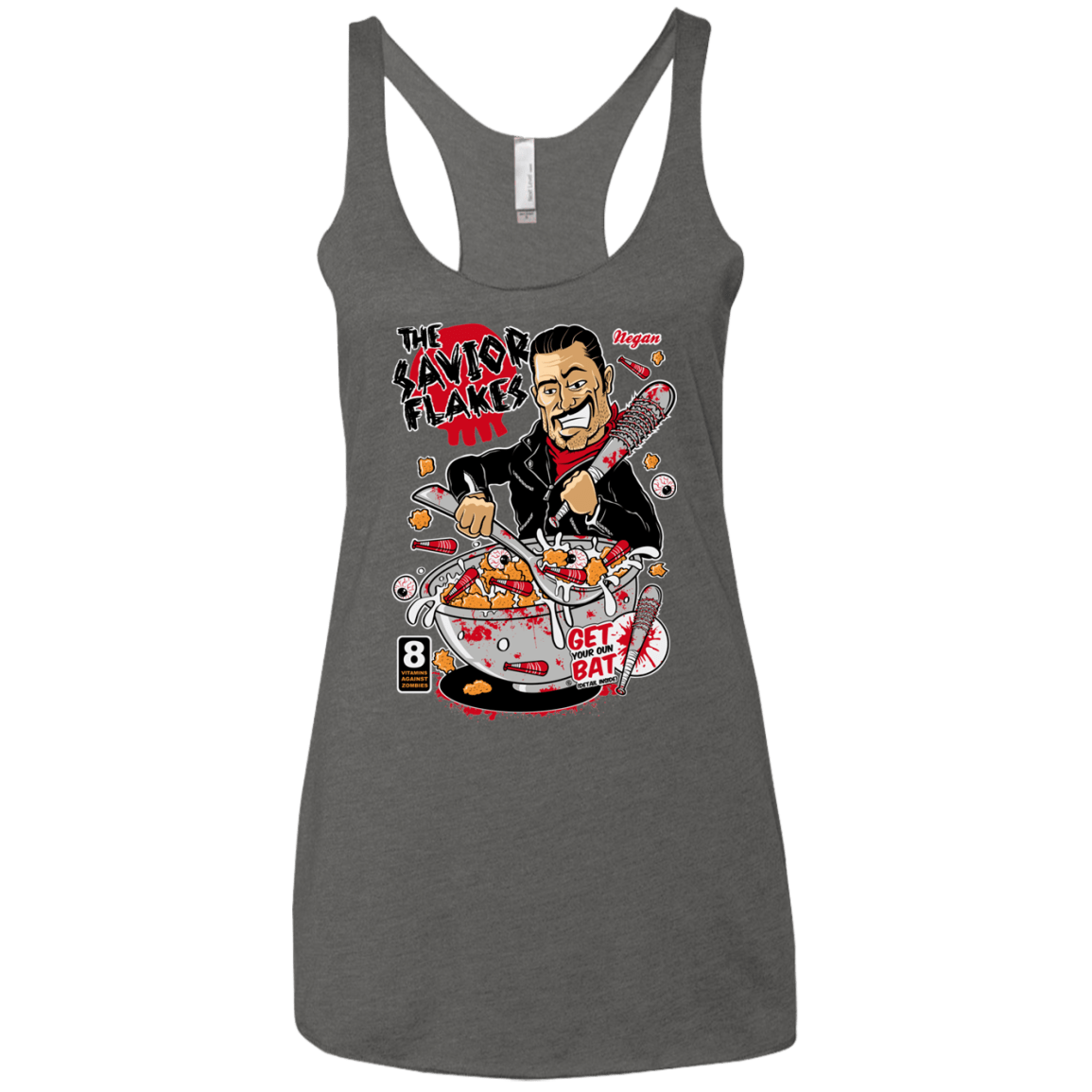 T-Shirts Premium Heather / X-Small The Savior Flakes Women's Triblend Racerback Tank