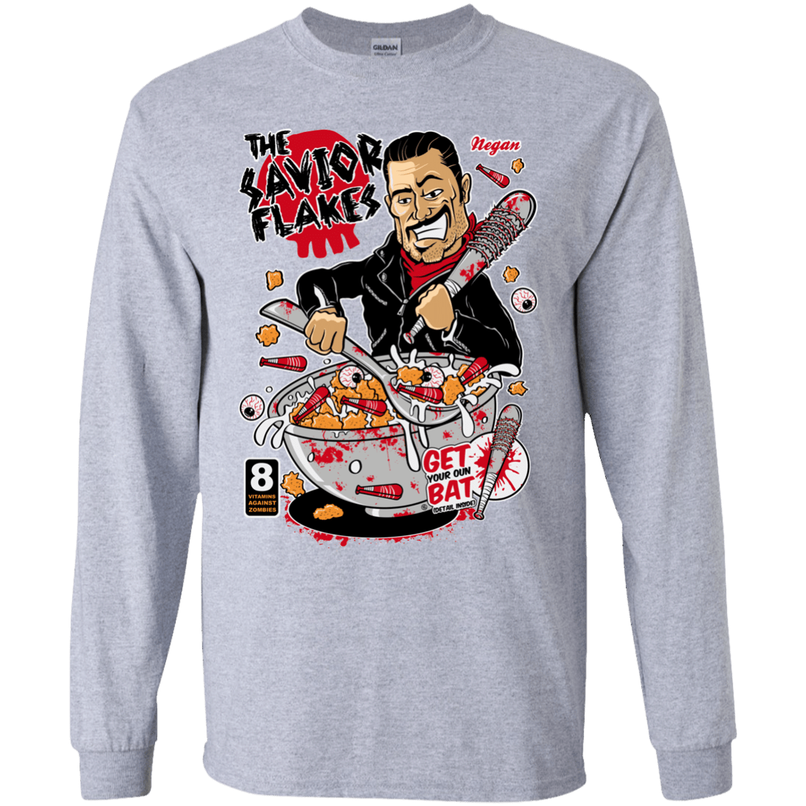 T-Shirts Sport Grey / YS The Savior Flakes Youth Long Sleeve T-Shirt