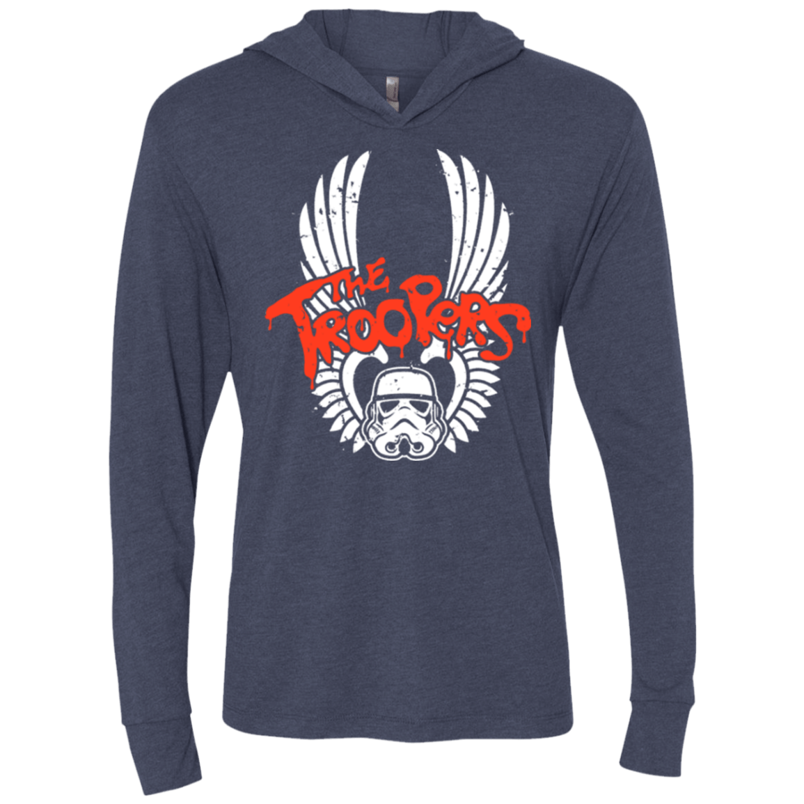 T-Shirts Vintage Navy / X-Small THE TROOPERS Triblend Long Sleeve Hoodie Tee
