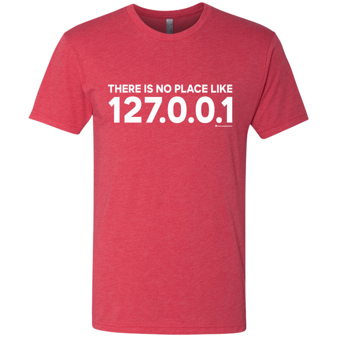 T-Shirts Vintage Red / Small There Is No Place Like 127.0.0.1 Men's Triblend T-Shirt