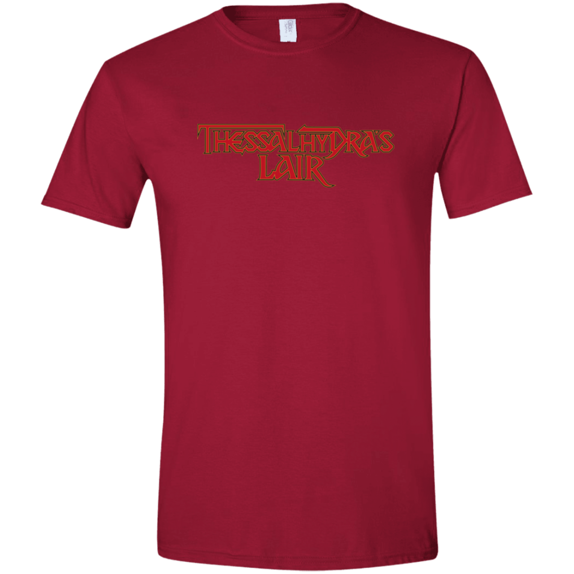 T-Shirts Cardinal Red / S Thessalhydras Lair Men's Semi-Fitted Softstyle