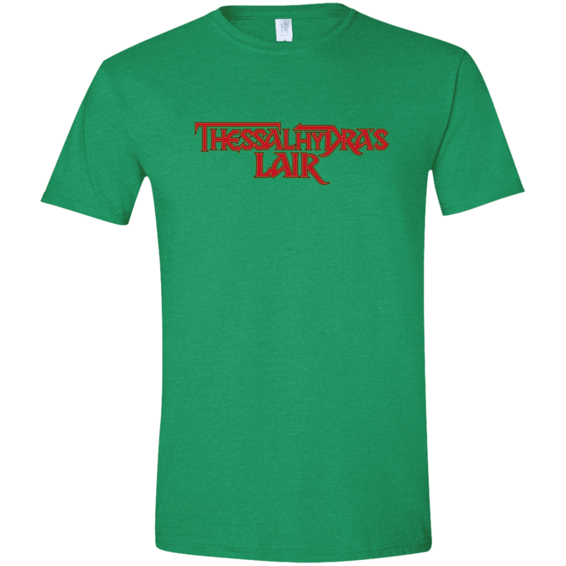 T-Shirts Heather Irish Green / S Thessalhydras Lair Men's Semi-Fitted Softstyle
