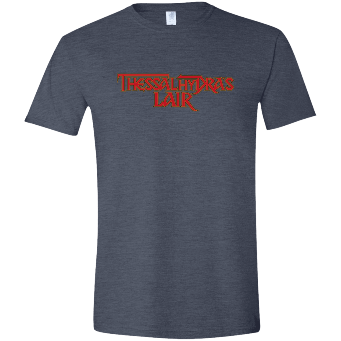 T-Shirts Heather Navy / S Thessalhydras Lair Men's Semi-Fitted Softstyle