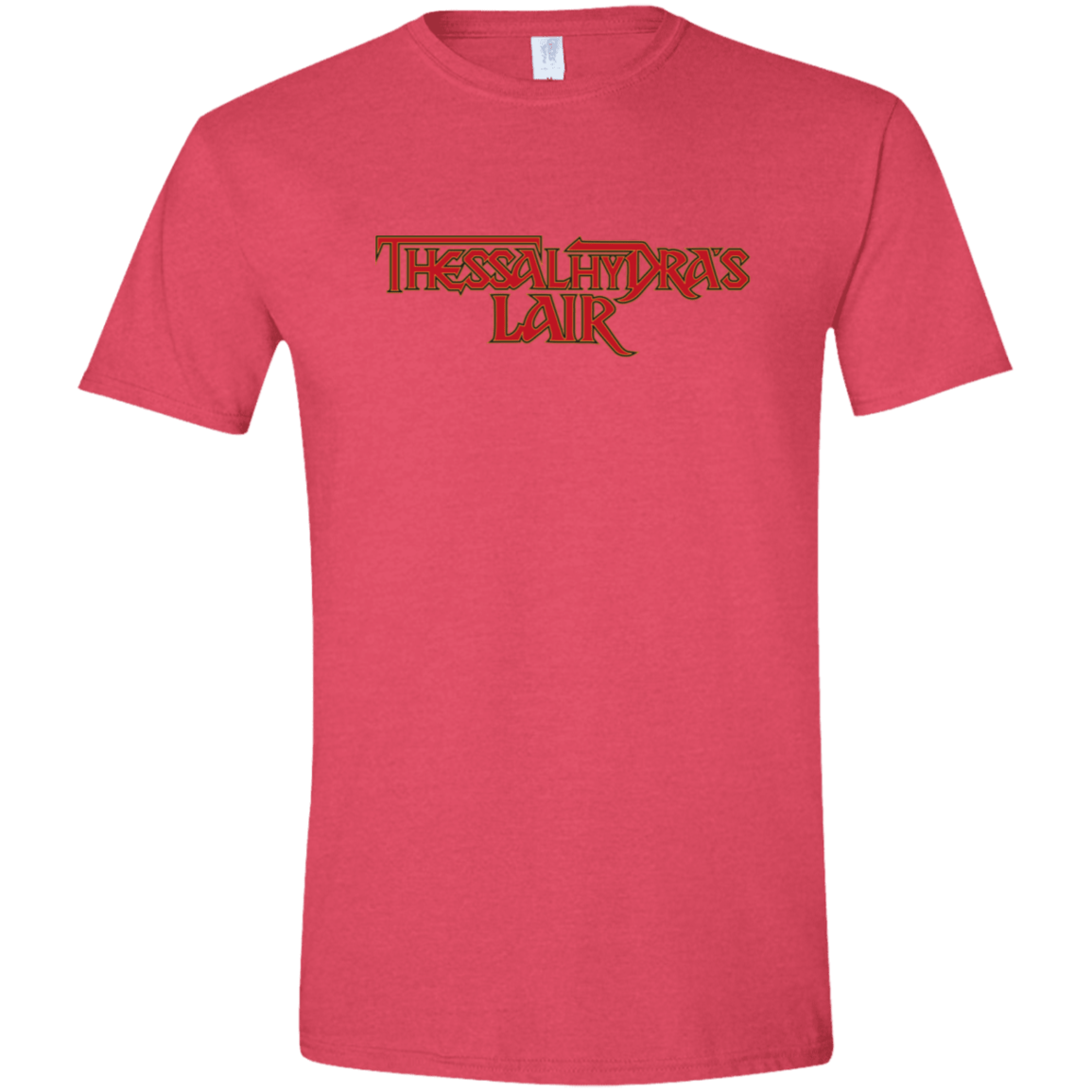 T-Shirts Heather Red / S Thessalhydras Lair Men's Semi-Fitted Softstyle