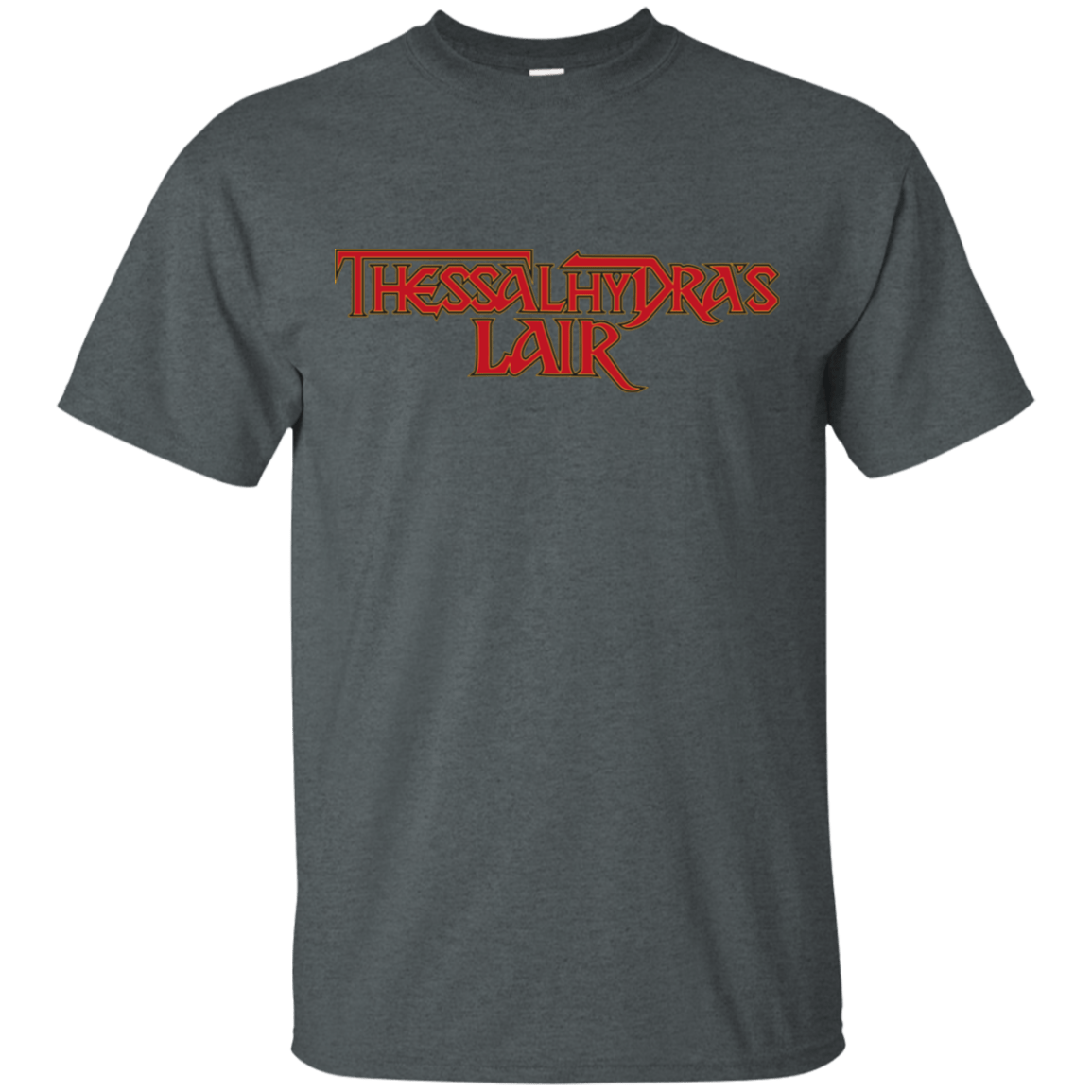 T-Shirts Dark Heather / S Thessalhydras Lair T-Shirt