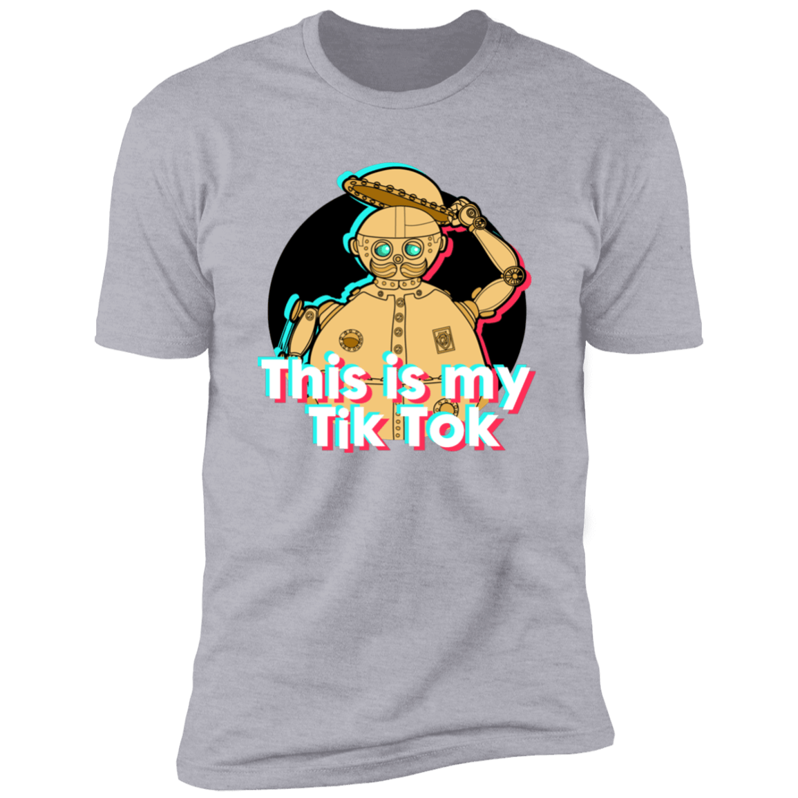 T-Shirts Heather Grey / S This is my Tik Tok Men's Premium T-Shirt