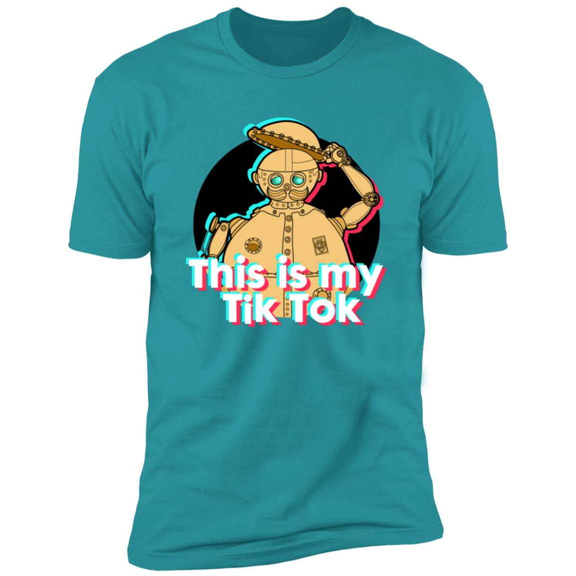 T-Shirts Tahiti Blue / S This is my Tik Tok Men's Premium T-Shirt