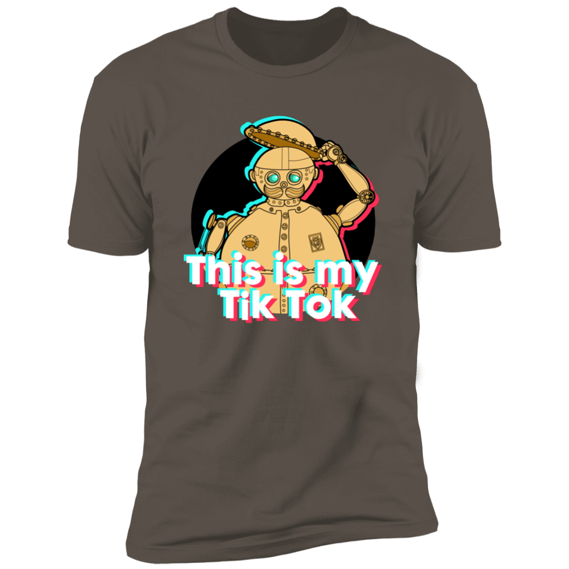 T-Shirts Warm Grey / S This is my Tik Tok Men's Premium T-Shirt