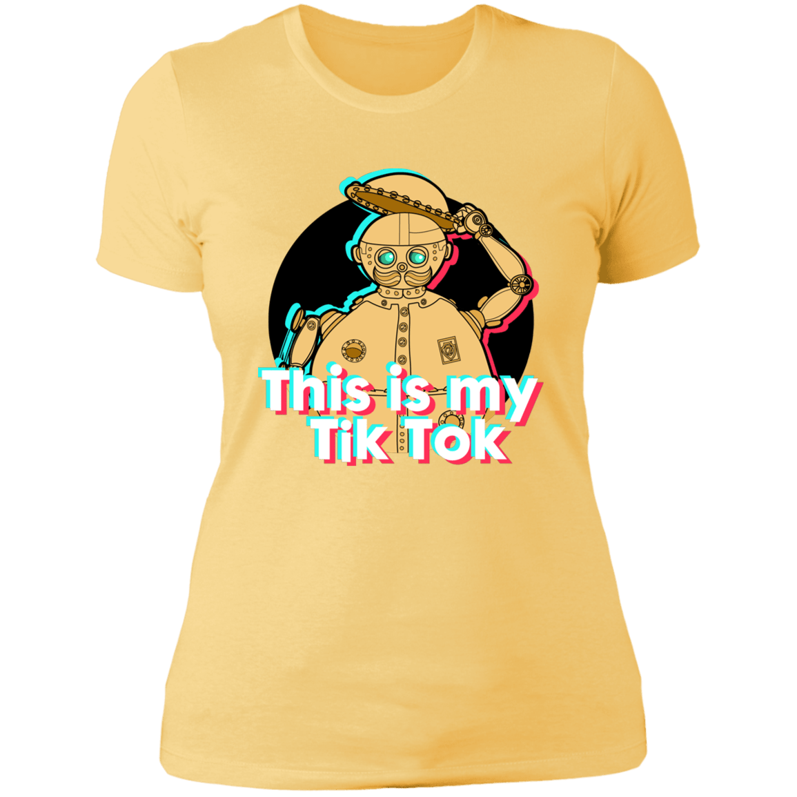 T-Shirts Banana Cream/ / S This is my Tik Tok Women's Premium T-Shirt
