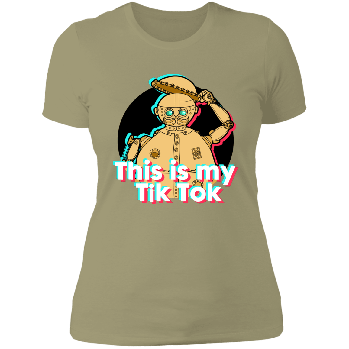 T-Shirts Light Olive / S This is my Tik Tok Women's Premium T-Shirt